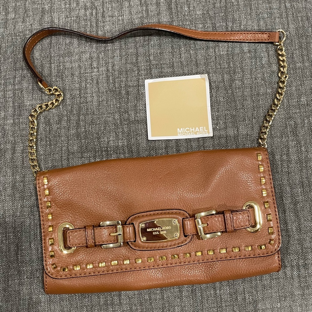 Michael Kors cognac shoulder bag